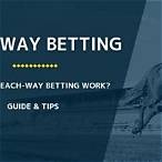 how does each way bet work